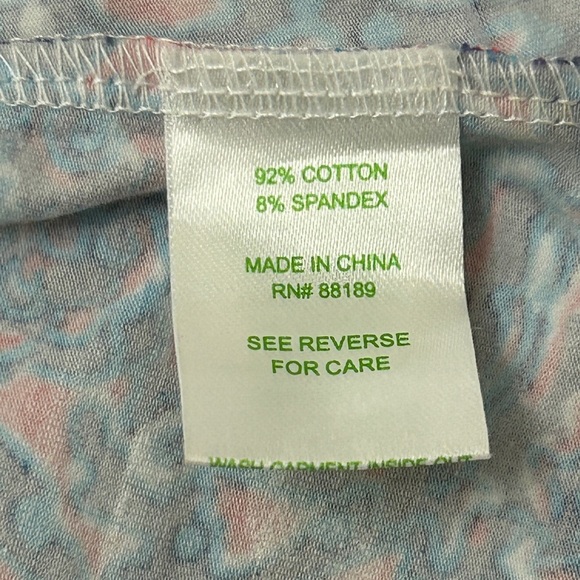 Lilly Pulitzer Jia Seashell Coral Print Stretch Jersey Dress Size M - Picture 10 of 11